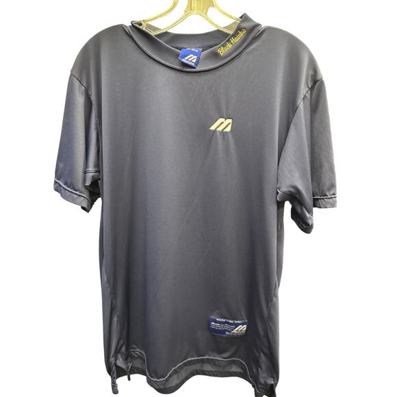 Black Hawks Baseball Jersey Set of 2 Size M Jersey and Undershirt - Picture 4 of 11